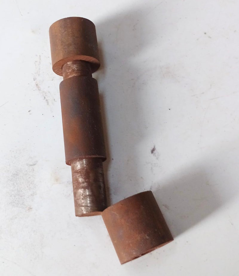 Barrel Hinges Weld on Gate Hinges 30mm 1 Set Length 115mm Round  - Image 3
