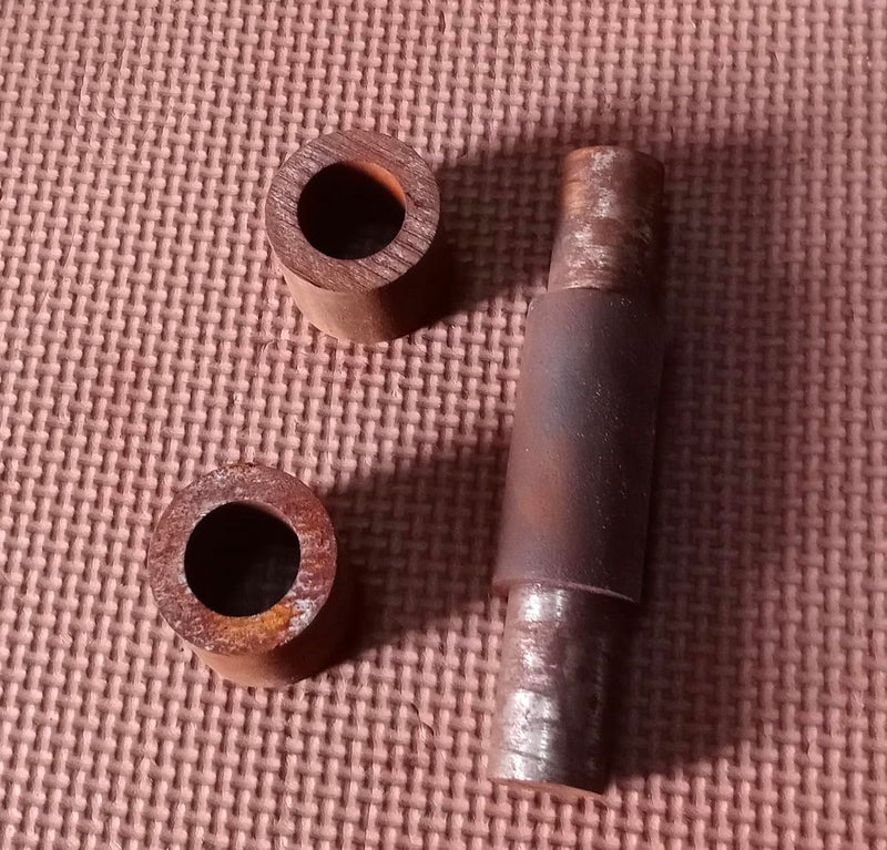 Barrel Hinges Weld on Gate Hinges 30mm 1 Set Length 115mm Round  - Image 2