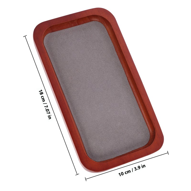 Wood Jewelry Display Tray Small Jewelry Tray Earrings Bracelets Necklace Holder - Image 2