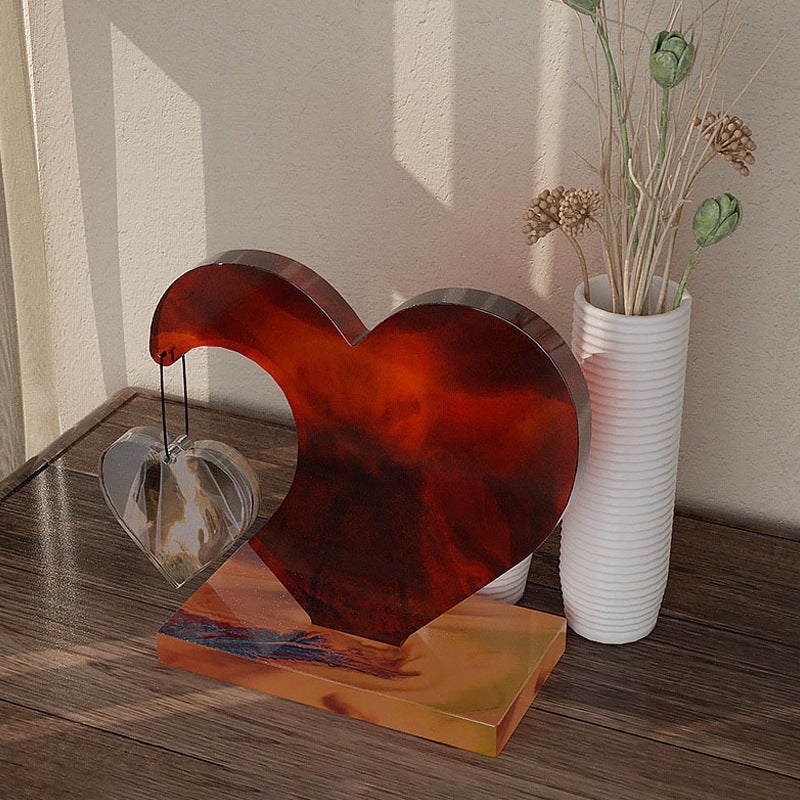 Glue Dropping Mirror Po Frame Ornaments Mirror Multi-Style Large Small Size Love Square Combination Po Frame Silicone Mold - Image 4