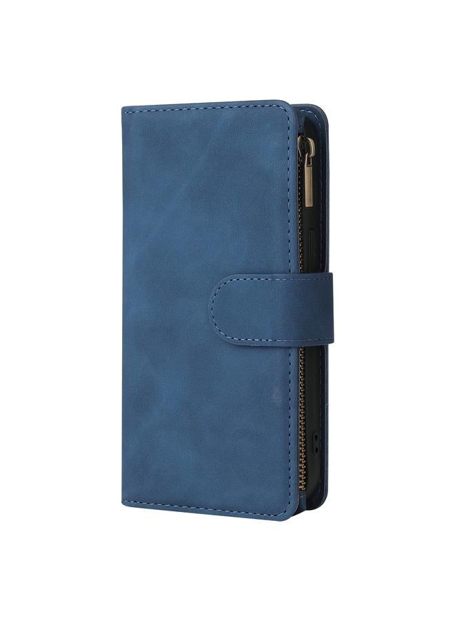 Zaboon Case For iPhone 13 Pro Multifunctional Phone Leather Case with Card Slot & Holder & Zipper Wallet & Photo Frame - Image 2