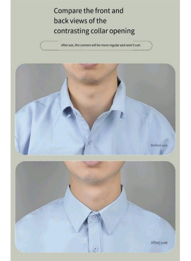 Generic 100 Pieces Shirt Polo Shirt Collar Fixing Stickers Shirt Collar Fixing Tape Convenient Box  - Image 4