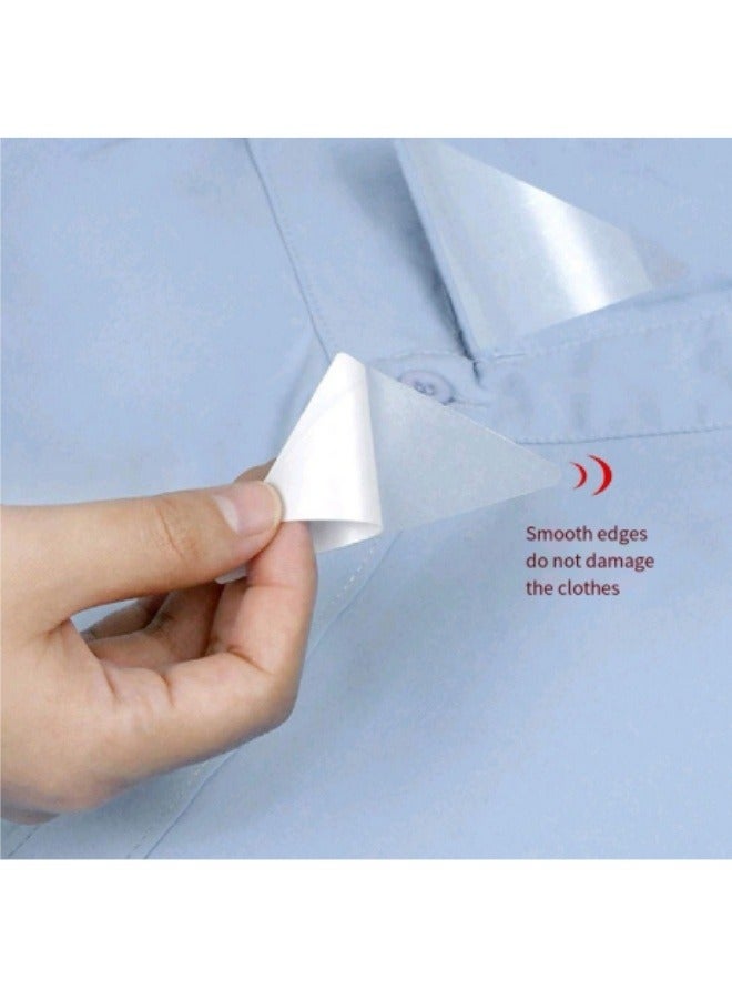 Generic 100 Pieces Shirt Polo Shirt Collar Fixing Stickers Shirt Collar Fixing Tape Convenient Box  - Image 5