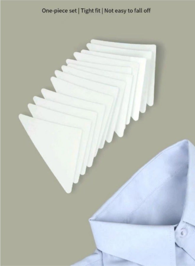 Generic 100 Pieces Shirt Polo Shirt Collar Fixing Stickers Shirt Collar Fixing Tape Convenient Box  - Image 2