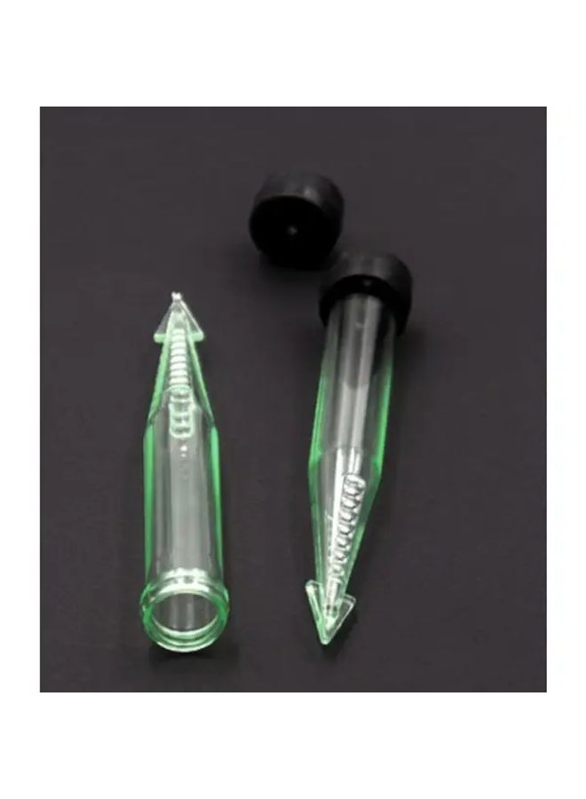 50 Pieces Army Green Plastic Flower Water Bottle Set With Lid 4.5 Inch Vase For Single Roses Flower Buds Bouquets Cut Flowers Display And Floral Water Jars Standard Style - Image 3
