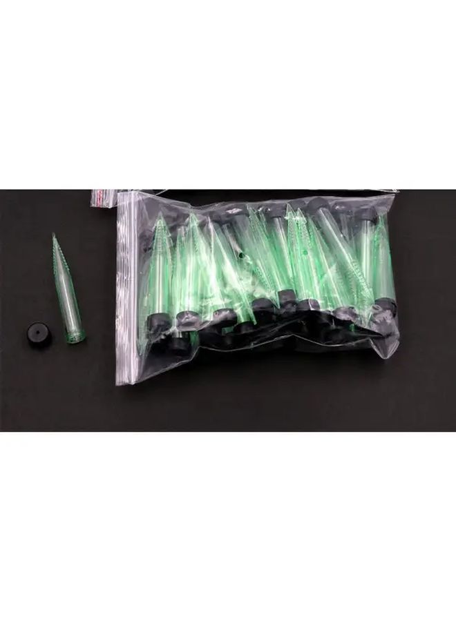 50 Pieces Army Green Plastic Flower Water Bottle Set With Lid 4.5 Inch Vase For Single Roses Flower Buds Bouquets Cut Flowers Display And Floral Water Jars Standard Style - Image 4