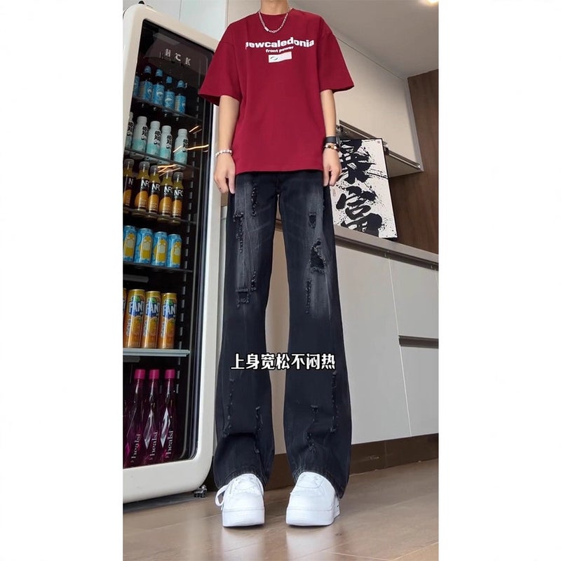 Unisex Casual Daily Denim Jeans - Image 3