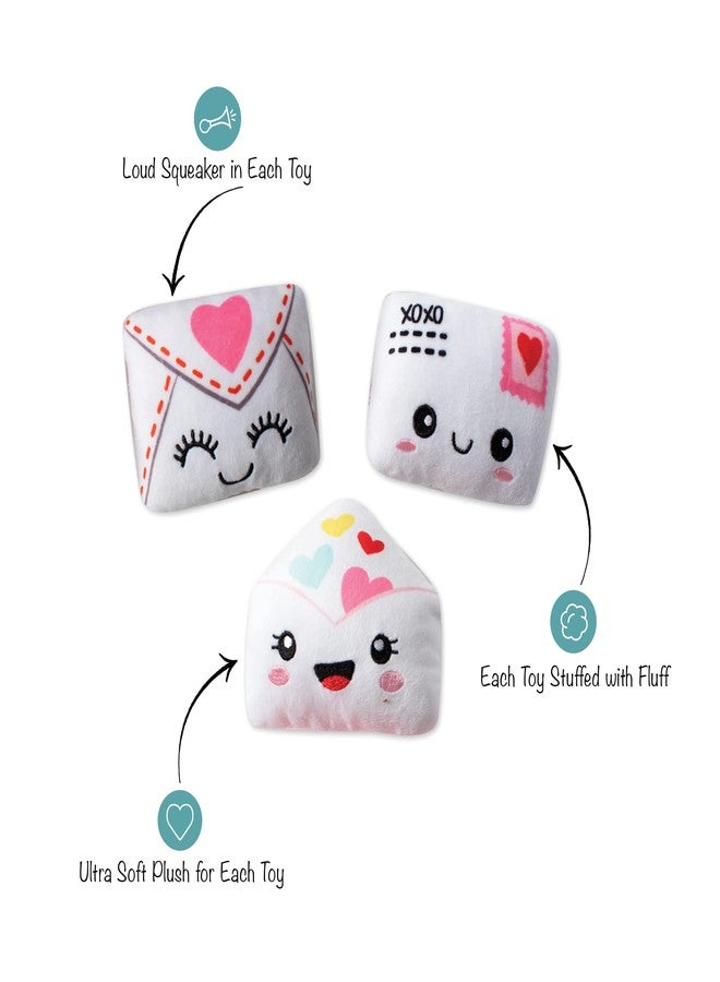 Fringe Studio Plush Dog Toy, 3 Pieces Set, Sealed with A Kiss, Pet Shop Collection (289534) - Image 2