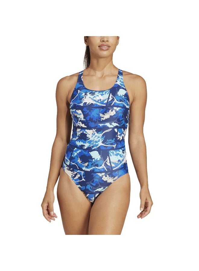Adidas Waves Aop St Blue Swim Swimwear 26" - Image 4