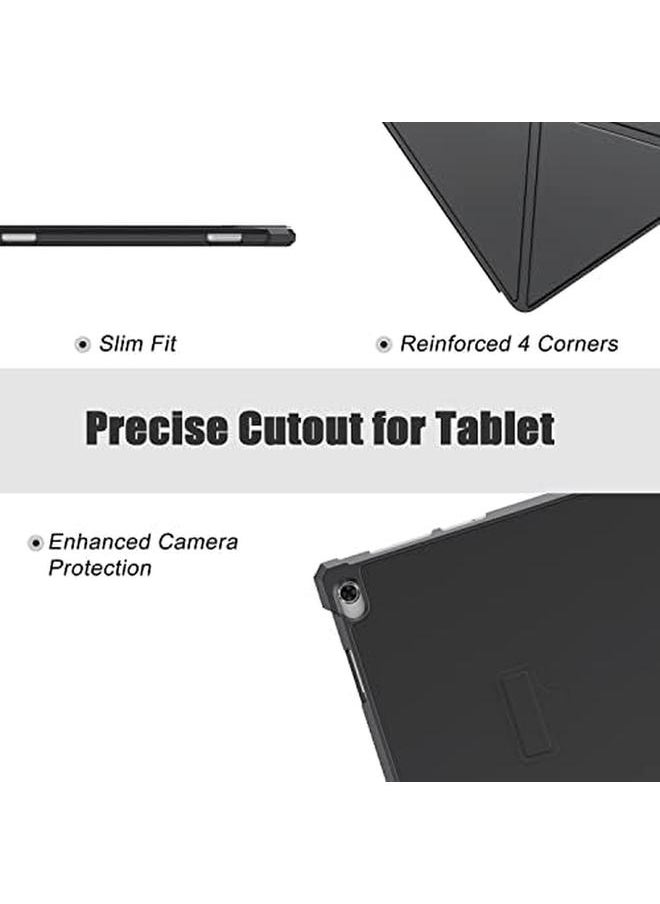 erorex - Case For Lenovo Tab M10 Hd Tb X605 Tb X505 10.1 Inch Tablet Multi Viewing Angles Horizontal And Vertical Angles Soft Tpu Case With Automatic Wake Sleep Function Black - Image 1