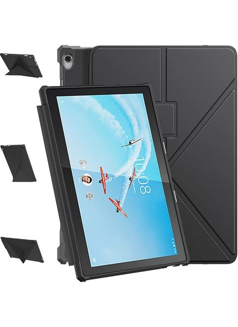 Case For Lenovo Tab M10 Hd Tb X605 Tb X505 10.1 Inch Tablet Multi Viewing Angles Horizontal And Vertical Angles Soft Tpu Case With Automatic Wake Sleep Function Black