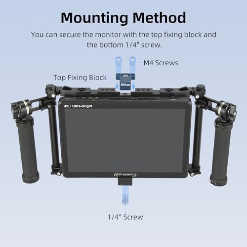 Nitze Director's Monitor Cage for Feelworld LUT11 / LUT11S / LUT11H - JSQ-005 - Image 5