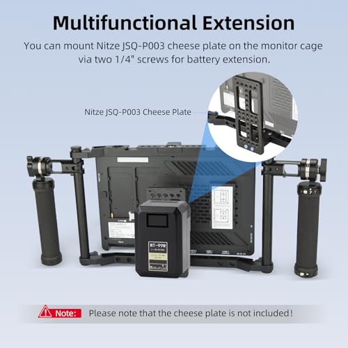 Nitze Director's Monitor Cage for Feelworld LUT11 / LUT11S / LUT11H - JSQ-005 - Image 3