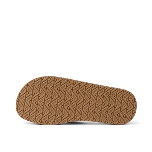 Reef Sandy Womens Beach Flip Flop, Soft Woven Strap Made From 100% Recycled PET, Tan, 10 - Image 3