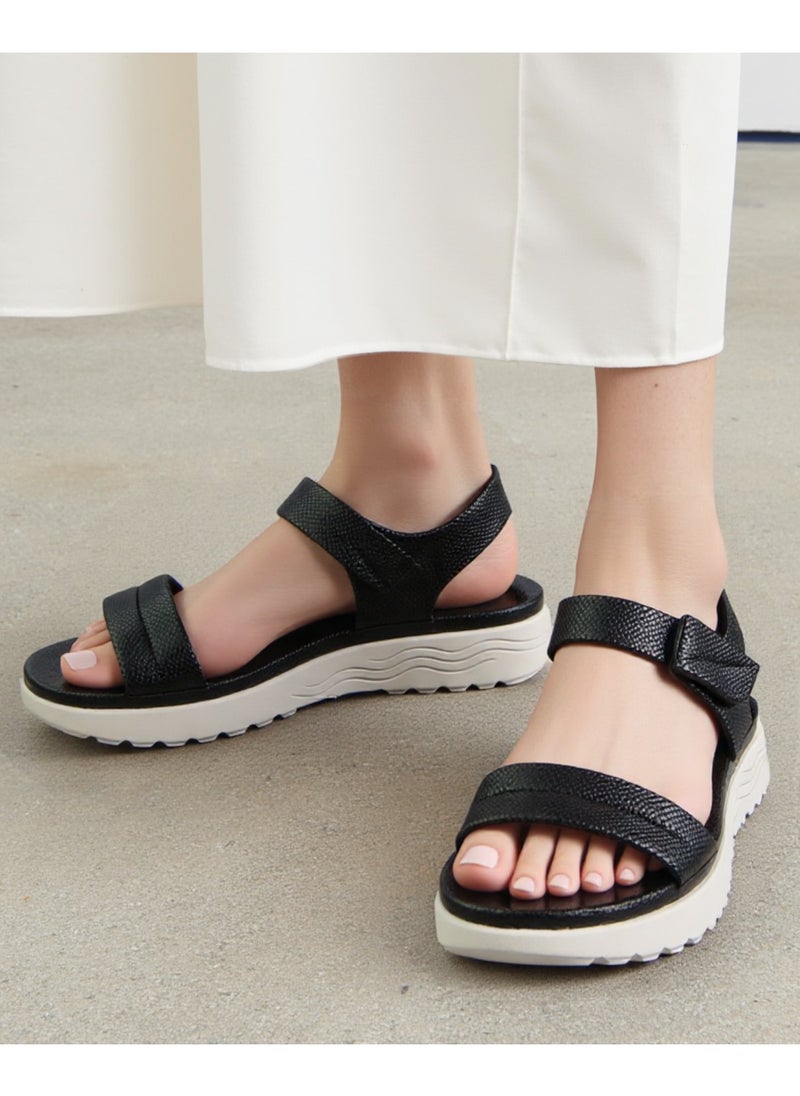 Mon Ami Monami Women's Flat Sandals - Elegant Open-Toe Summer Sandals for Women, Lightweight Comfortable Walking Sandals for Girls & Ladies, Soft Cushioned Footbed for Beach, Travel, and Everyday Outfits  - Image 2