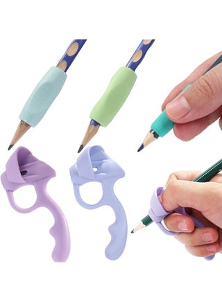 4 Pack Pencil Grips For Kids Handwriting Pencil Gripper Holder For Preschooler Training Pen Writing Aid Tool For Kids Students Preschools 4Pcs Multicolor - pzsku/Z3290D6332372C406FFC8Z/45/1743946659/df7254b9-e095-437d-973d-c80596f802d9