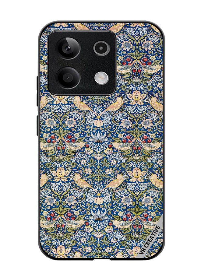 VR CREATIVE Protective Case Cover For Xiaomi Poco X6 Splash Flower Design Multicolour - Image 1