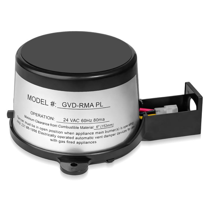 Lynvire 46491600 GVD-RAM PL Vent Damper Motor Assembly Compatible with Field Controls 46491600 Boiler Damper Motor,Replaces GVD-5/GVD-6 & 381-800-476 GMA-PL Models - Image 1