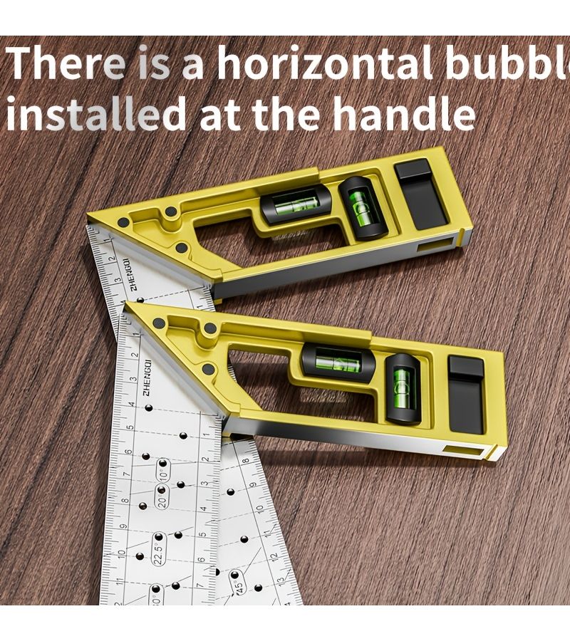 90 Degree Horizontal Ruler Large Right Angle Measuring Drawing Tool Laser Engraved - Image 5