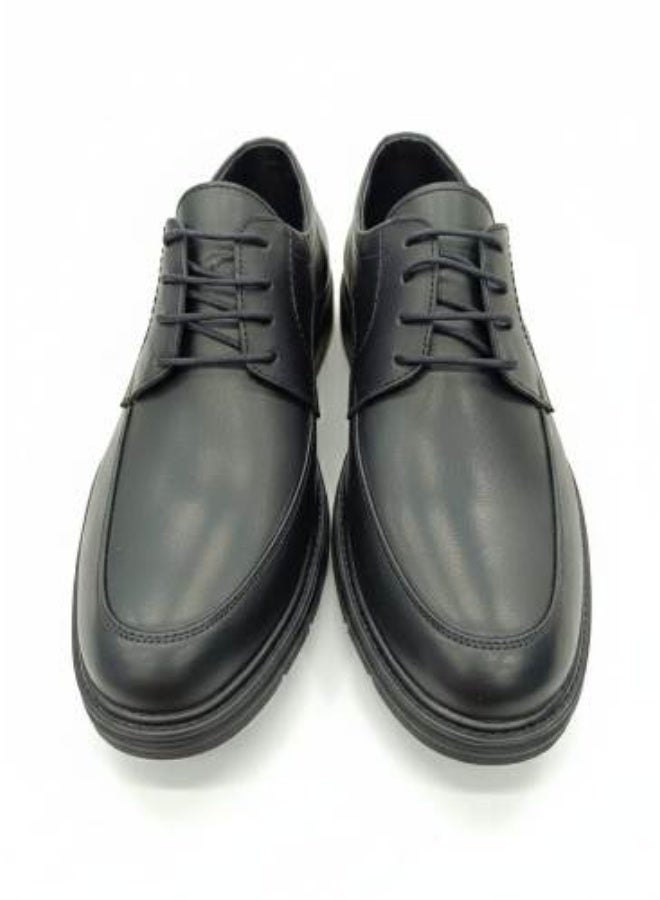 ARTWORK Men's formal shoes, genuine leather, black, lace-up, suitable for work and special occasions - Image 3