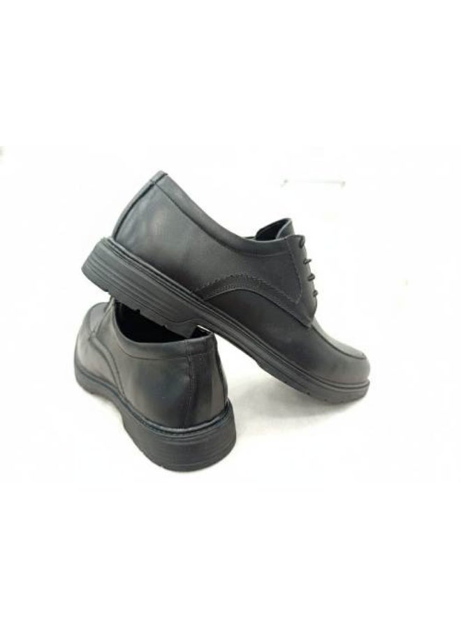 ARTWORK Men's formal shoes, genuine leather, black, lace-up, suitable for work and special occasions - Image 4