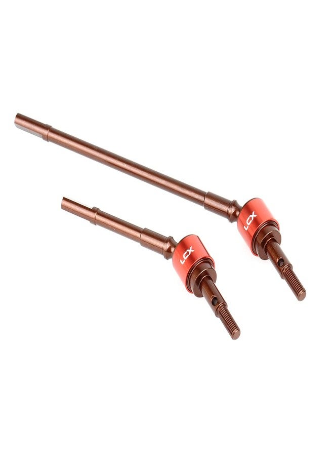 LCX Racing 1/6 RC Crawler Car Hard Steel Heavy Duty AR90 Front Axle Internal CVD Drive Shaft Set for RC Car Axial SCX6 AXI05000，Upgrades Parts Accessories (Front Axle Shaft CVD) (Front Axle) - Image 1