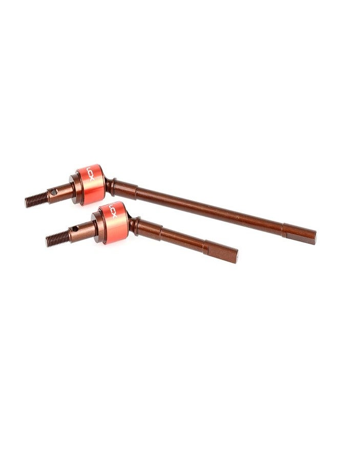LCX Racing 1/6 RC Crawler Car Hard Steel Heavy Duty AR90 Front Axle Internal CVD Drive Shaft Set for RC Car Axial SCX6 AXI05000，Upgrades Parts Accessories (Front Axle Shaft CVD) (Front Axle) - Image 5