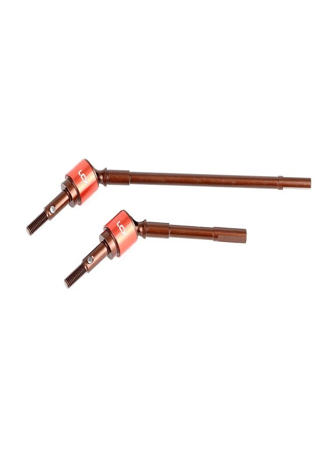 LCX Racing 1/6 RC Crawler Car Hard Steel Heavy Duty AR90 Front Axle Internal CVD Drive Shaft Set for RC Car Axial SCX6 AXI05000，Upgrades Parts Accessories (Front Axle Shaft CVD) (Front Axle) - Image 3