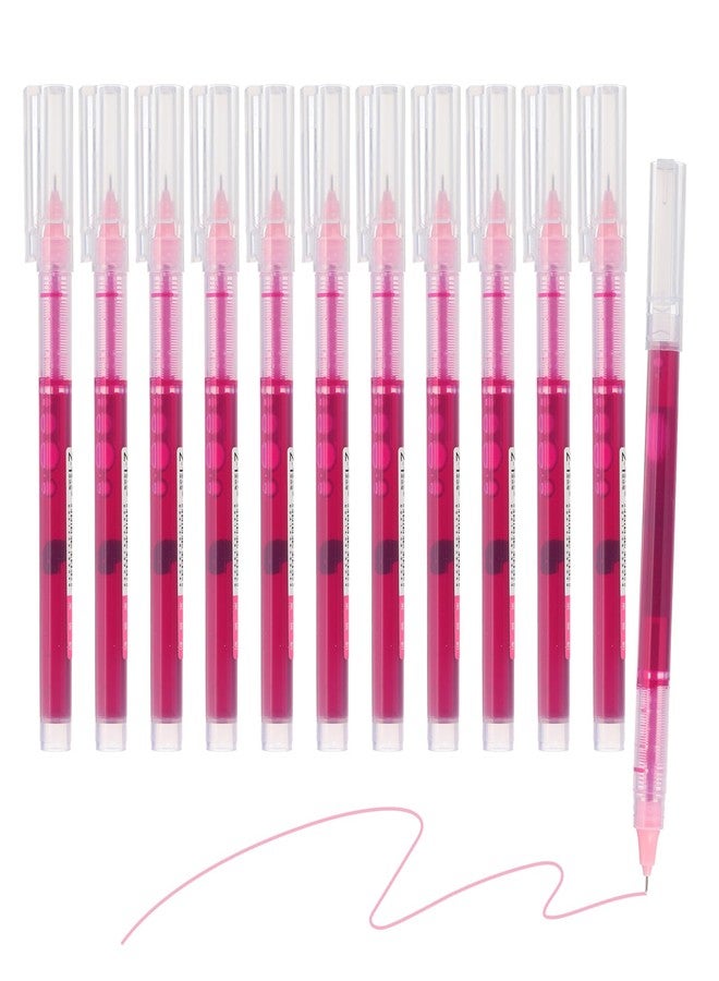 M&G Gel Pen Medium Point 0.5mm, 12 Pack Quick Dry Smooth Gel Ink Rollerball Pen for Home Office Writing Note Taking Journaling Business, Pink - Image 1