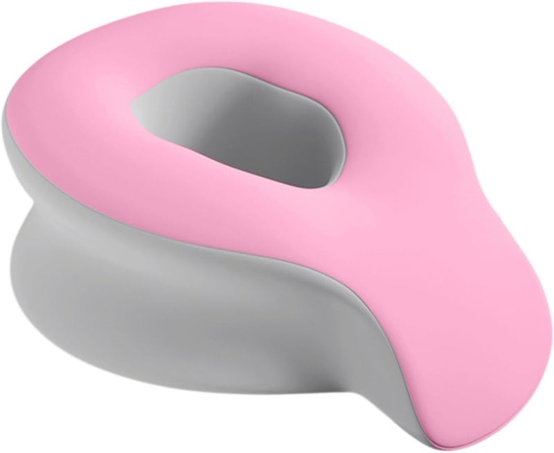 predolo Face Down Pillow Salon Massage Pillow Relax Removable Cover SPA Massage Pillow Face Massage Pillow SPA Airplane Trip Home, Pink - Image 1