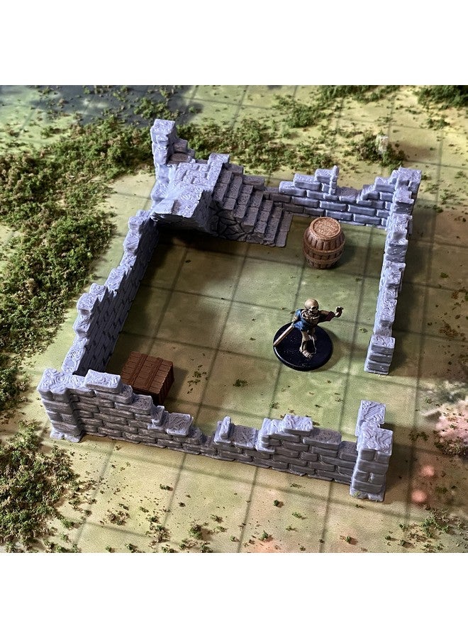 Extruded Gaming Building Ruins Set 4 - Image 5