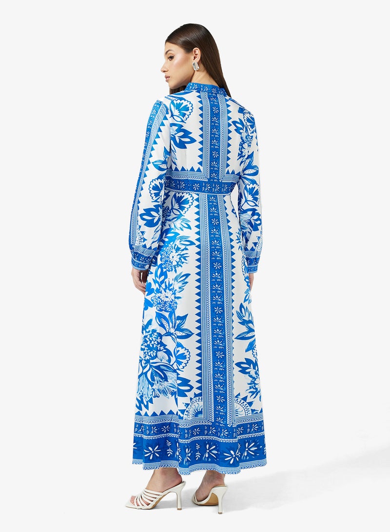 ايلا فستان بطبعة أحادية اللون - Image 2