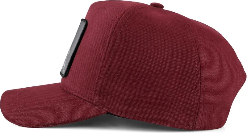 Black Börk V1 Baseball Wake Up - Unisex Claret Red Hat (Cap) with 3 Code Logo