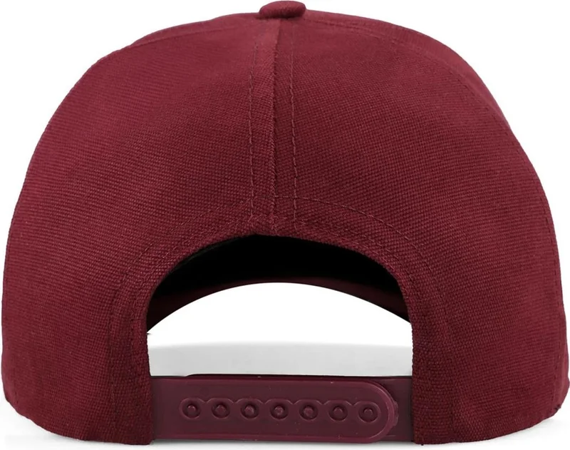 Black Börk V1 Baseball Wake Up - Unisex Claret Red Hat (Cap) with 3 Code Logo