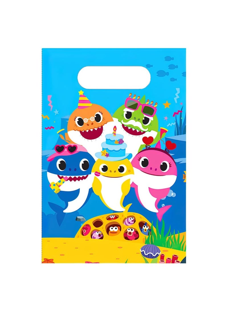 أكياس حلوى بيبي شارك متعددة الألوان من الورق مقاس 24 سم، عبوة من 8 قطع