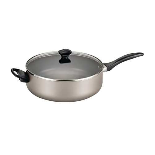 Farberware Dishwasher Safe Nonstick Jumbo Cooker/Saute Pan with Helper Handle - 6 Quart, Silver - Image 5
