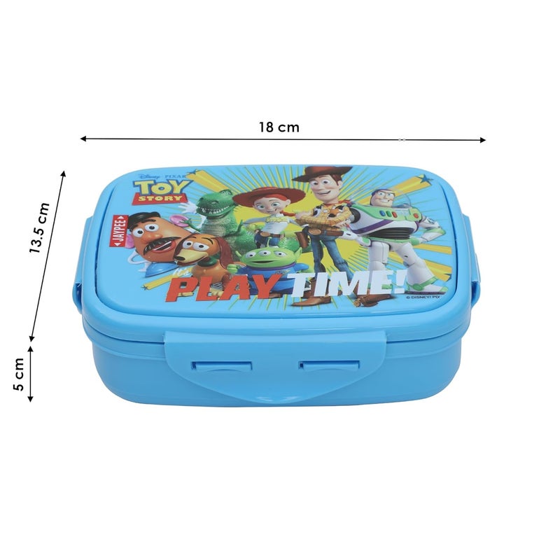 JAYPEE Steel Tek Jr. Insulated Lunch Box Disney Toy Story, Blue, 400 ml | Airtight Tiffin Box for School Kids Inner Stainless Steel Mini Box | Bpa Free - Image 4