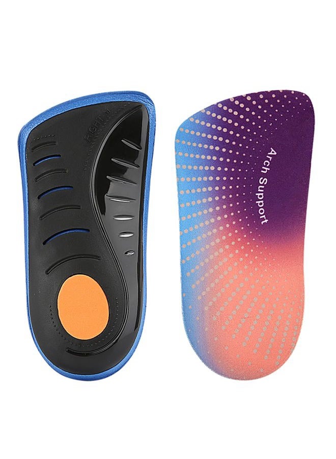 JSHshield Insoles,Orthotics Inserts 3/4 Length,High Arch Support Half Shoe Insert for Flat Feet,Plantar Fasciitis,Over-Pronation,Relief Heel Spur Pain,Heel Cushion Fit Men & Womens - Image 1