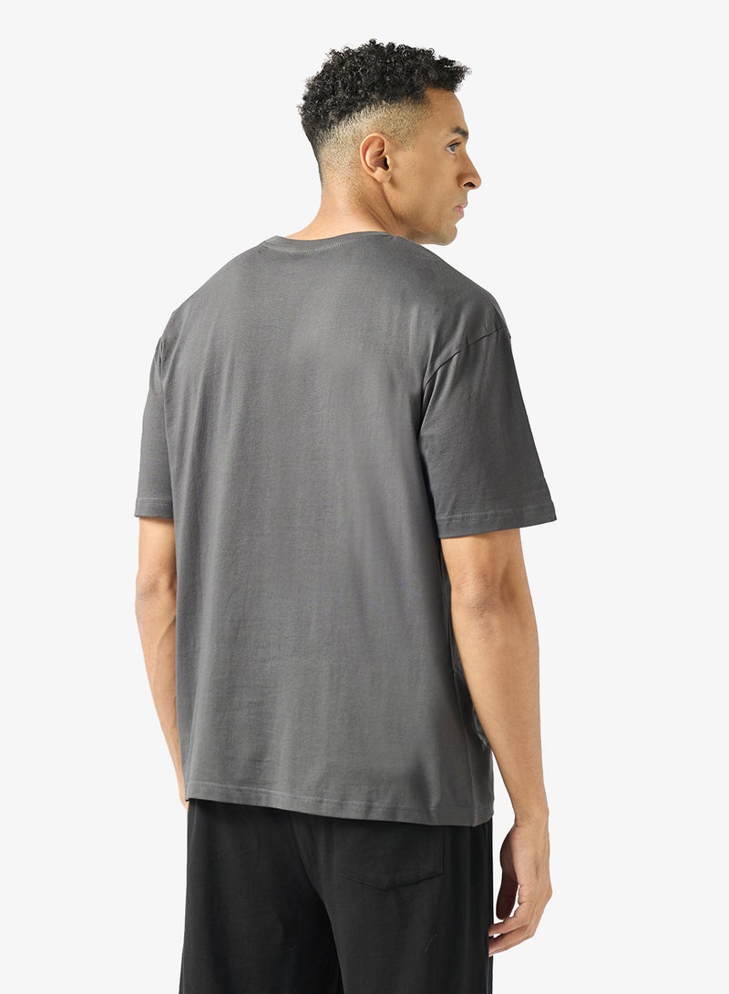 Seventy Five Oversized Crew Neck T-Shirt - Image 2