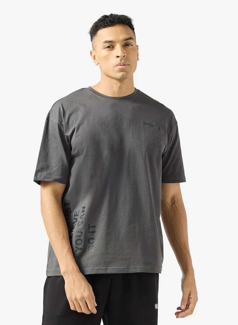 Seventy Five Oversized Crew Neck T-Shirt