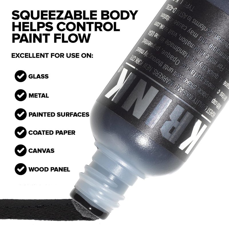 Krink K-60 Black Paint Marker - Versatile and Durable for Multi-Surface Use - Image 4