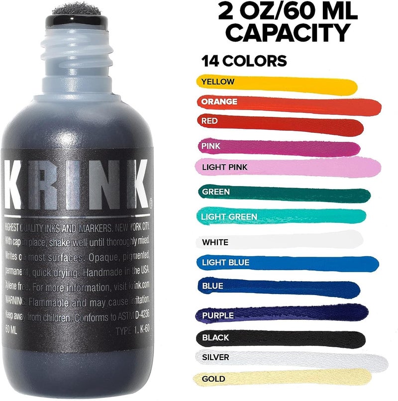 Krink K-60 Black Paint Marker - Versatile and Durable for Multi-Surface Use - Image 3