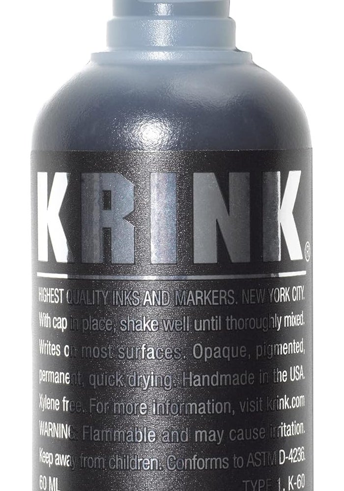 Krink K-60 Black Paint Marker - Versatile and Durable for Multi-Surface Use - Image 1