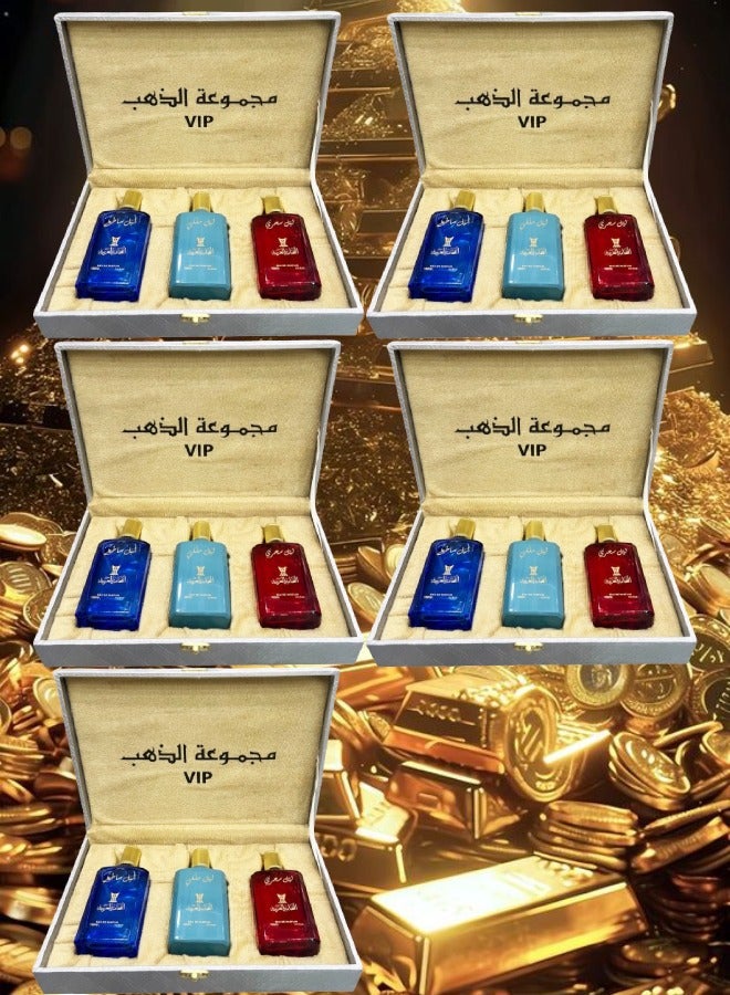 في آي بي 5 قطع عطر مجموعة الذهب في اي بي 100 مل
