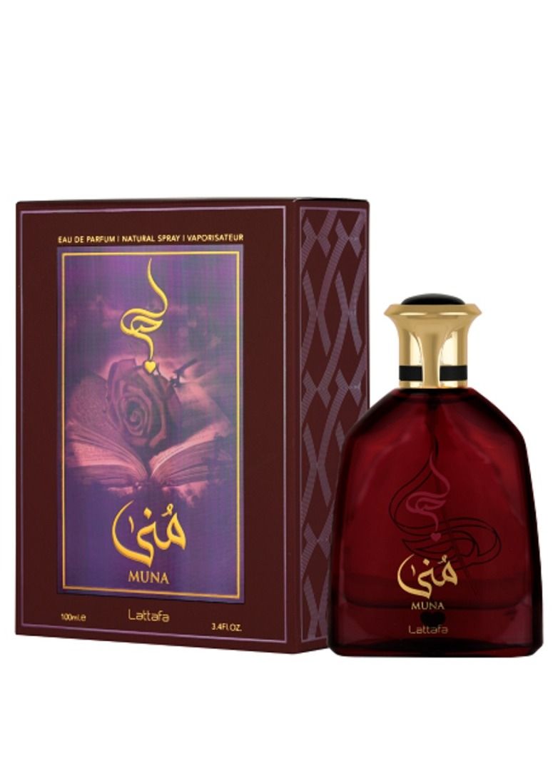 لطافة عطر منى من لطافة للنساء او دي بارفان 100مل - Image 2