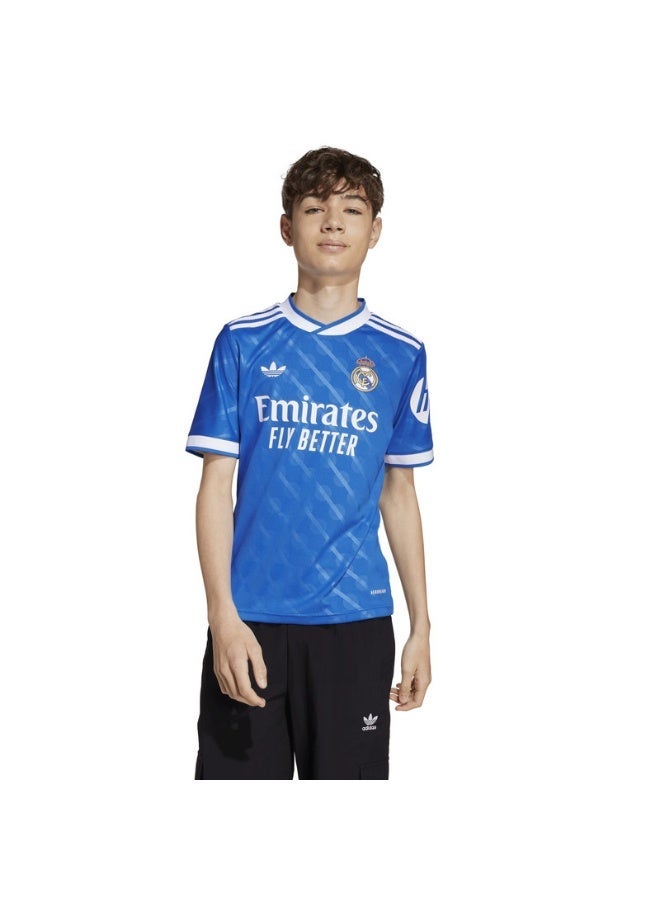 اديداس أديداس ريال مدريد جيرسي للأطفال أزرق - Image 1