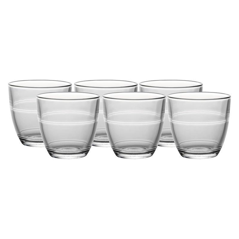 Duralex Gigogne Clear Tumbler 220 ML 6 Pcs (1017AB/6), Transparent, Medium (1017AB06C0111/6) - Image 3