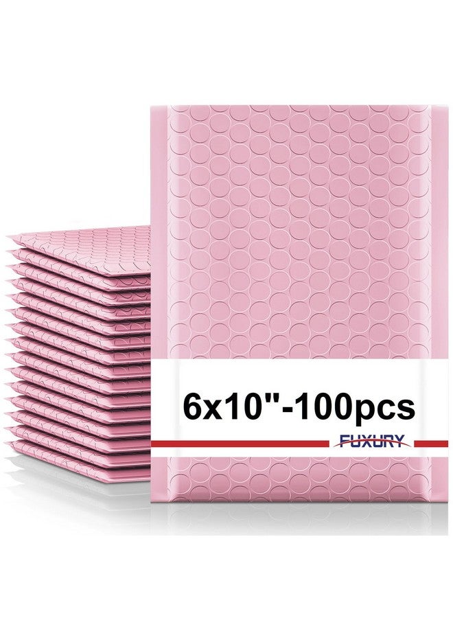 Fuxury Bubble Mailers 6X10 100 Pack Light Pink Padded Envelopes Usable Size 6X9 Self Seal Mailing Envelopes Bubble Padded Shipping Bags For Mailingpackaging Small Business Boutique Bulk 0  - Image 1