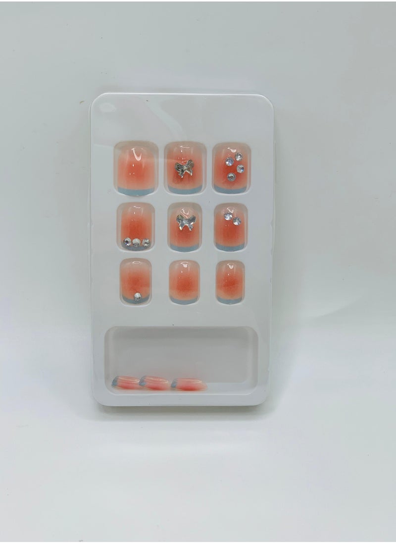 Generic False Nails – 12 Pcs Natural-Looking Fake Nails Set for Easy, Stress-Free Manicure – Durable & Reusable Acrylic Nails  - Image 1