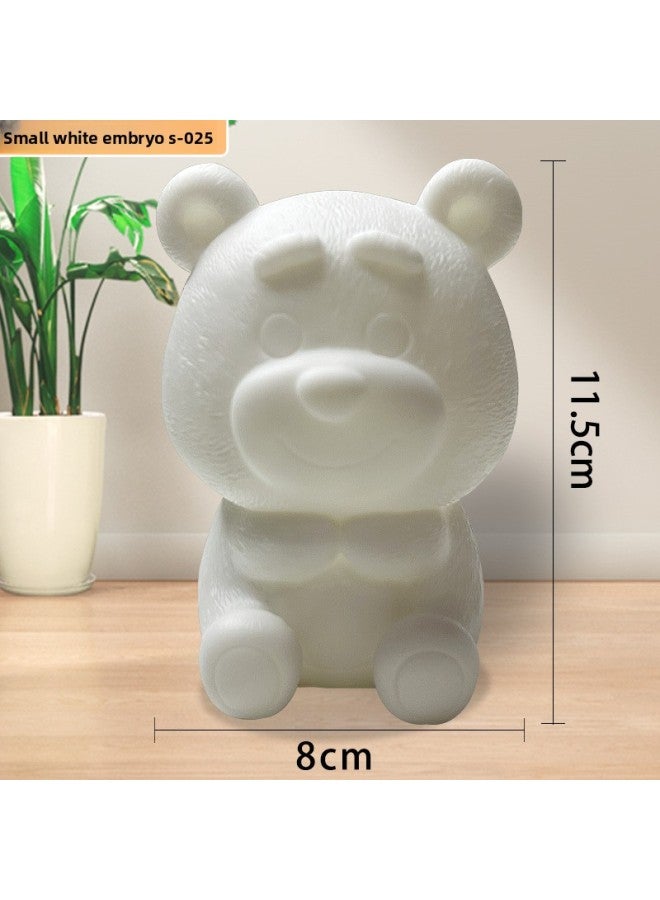 Internet Celebrated Vinyl Doll Piggy Bank Handmade DIY Non-Gypsum White Embryo Painted Graffiti Doll Children's Stall Toy 